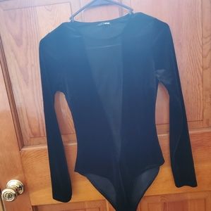 Fashion Nova velvet bodysuit